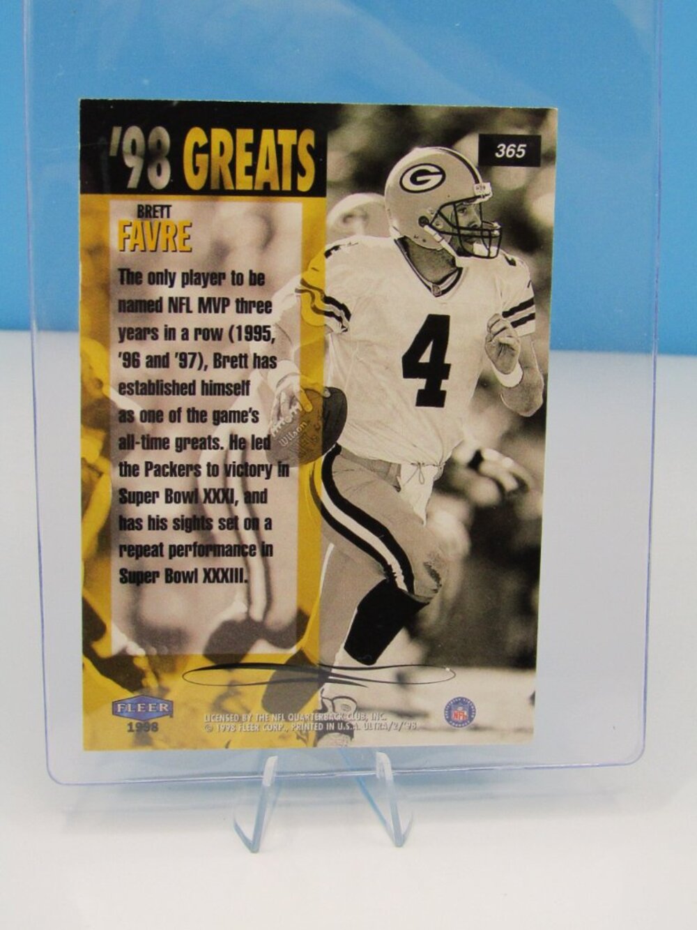 Brett Favre | Green Bay Packers | NFL | 8 Card Set - Picture 2 of 16